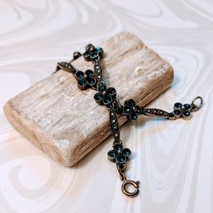 🌀NWOT *Sterling Silver Sapphire Jewel Bracelet